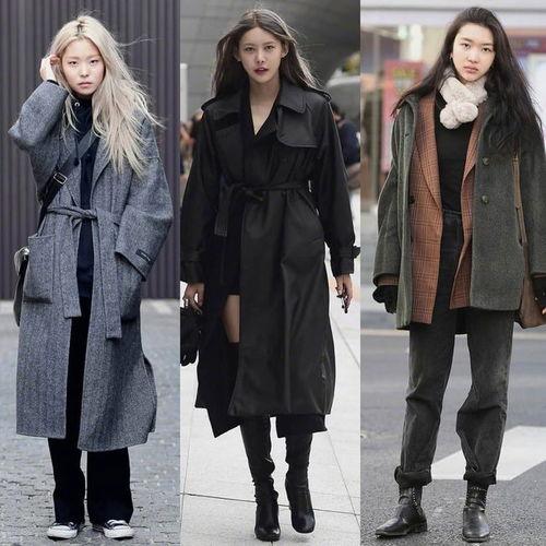 韩国冬季街拍穿搭,保暖又 chic 的穿搭秘籍